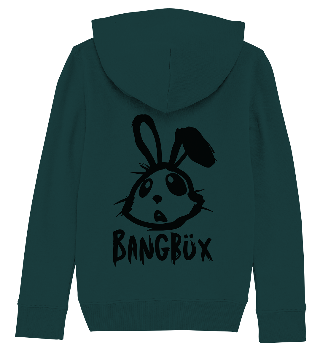 BANGBÜX Streetwear "bunny black" - Kids Organic Hoodie by BANGBÜX