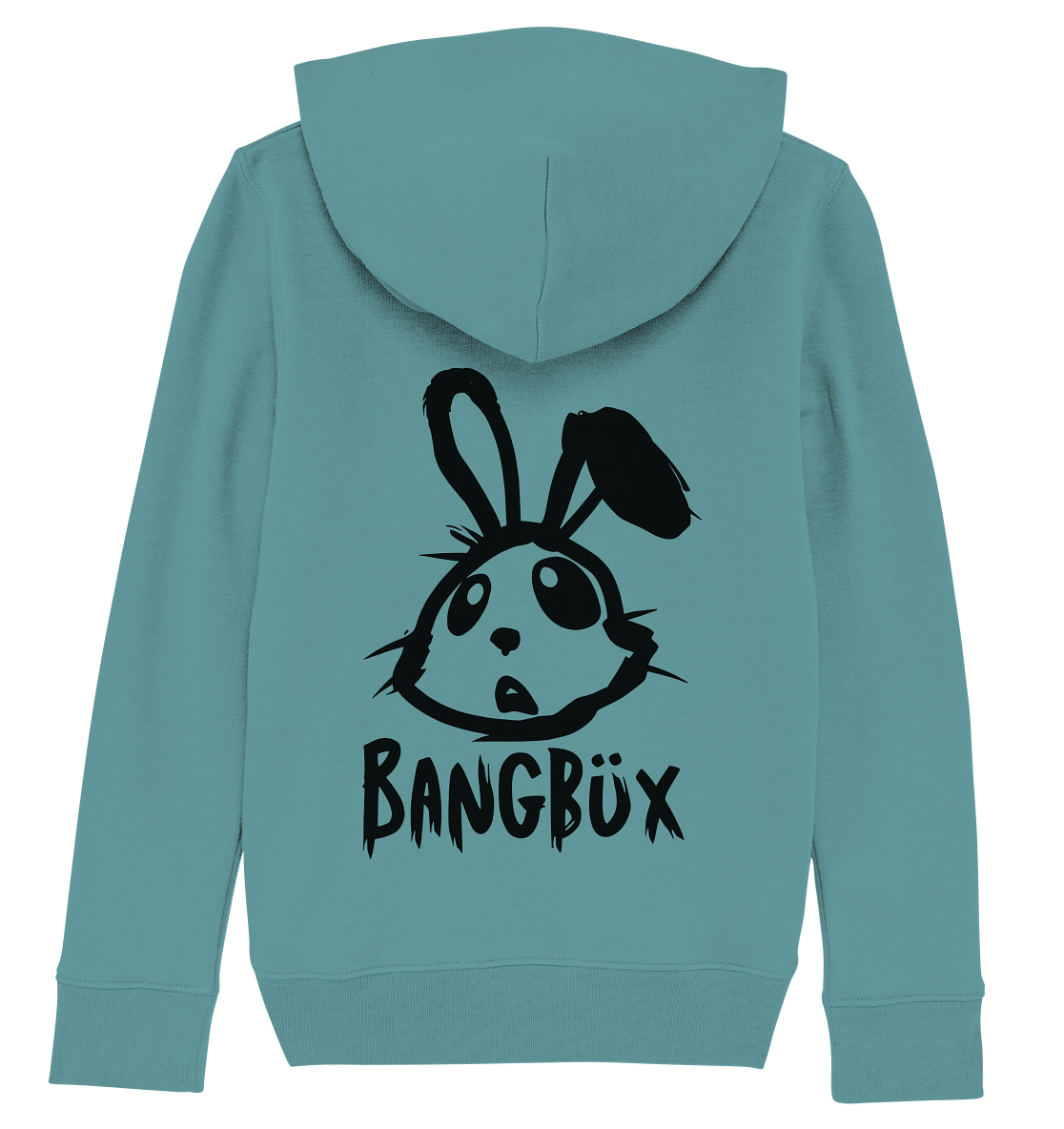 BANGBÜX Streetwear "bunny black" - Kids Organic Hoodie by BANGBÜX
