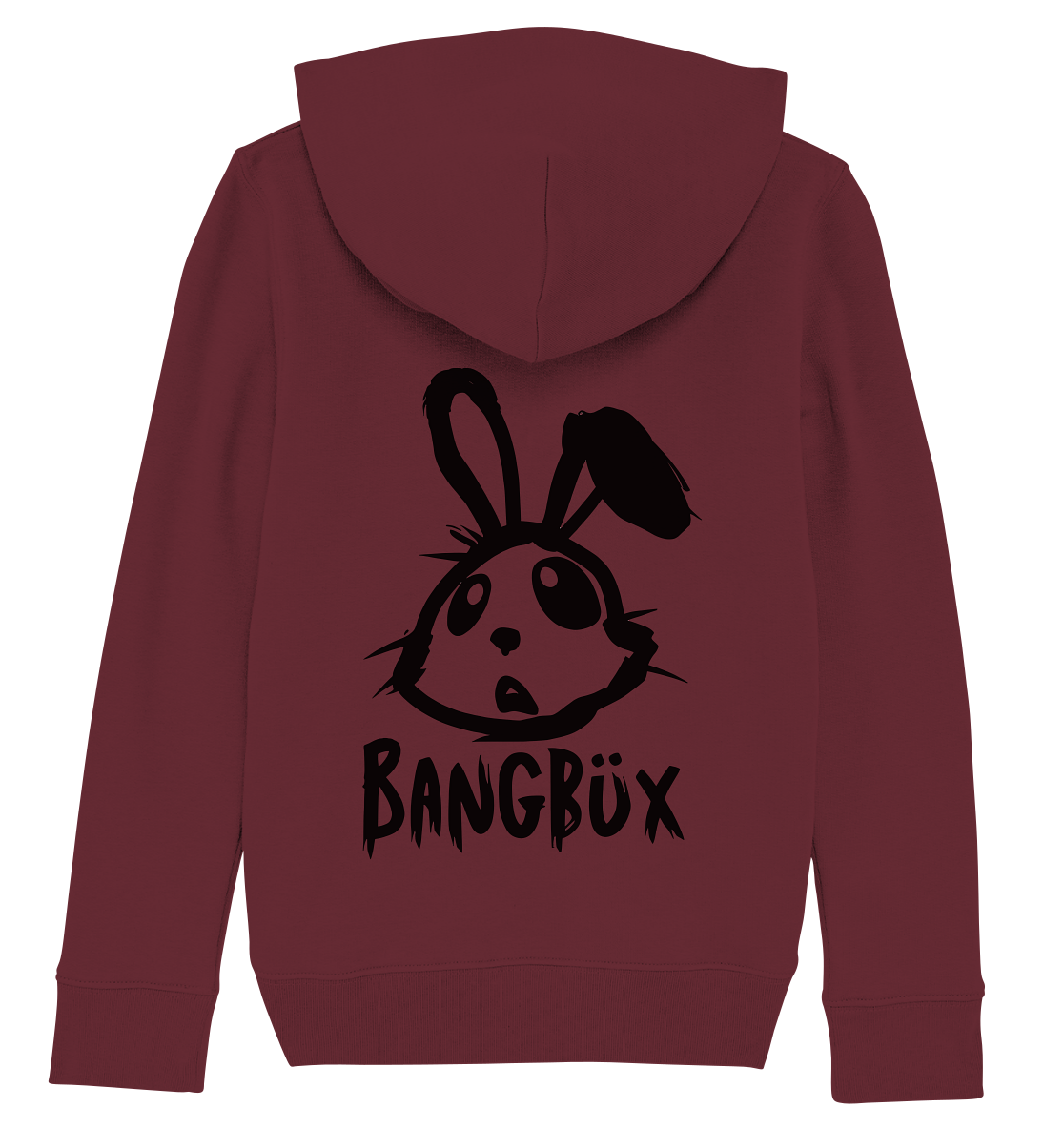 BANGBÜX Streetwear "bunny black" - Kids Organic Hoodie by BANGBÜX