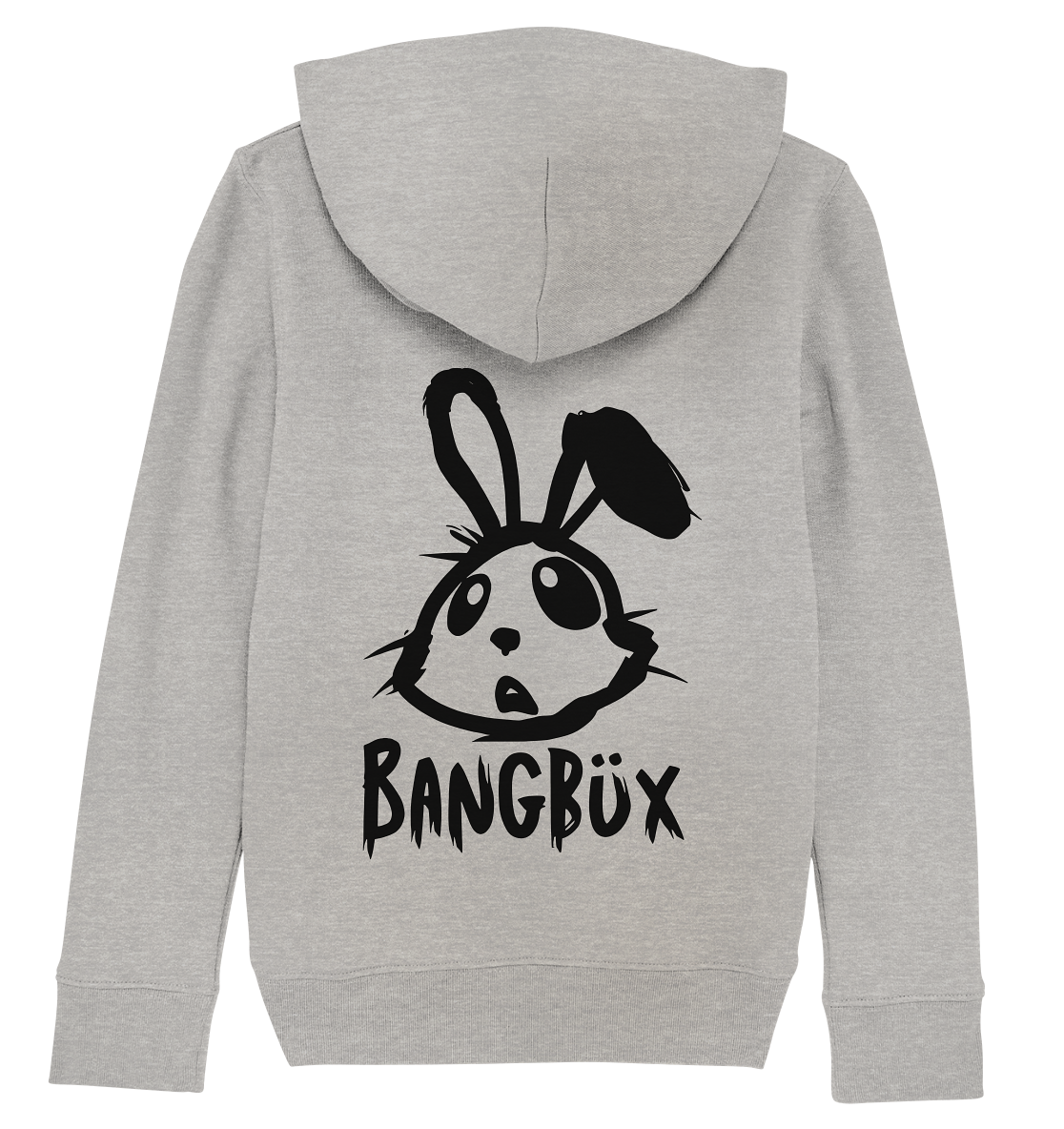 BANGBÜX Streetwear "bunny black" - Kids Organic Hoodie by BANGBÜX