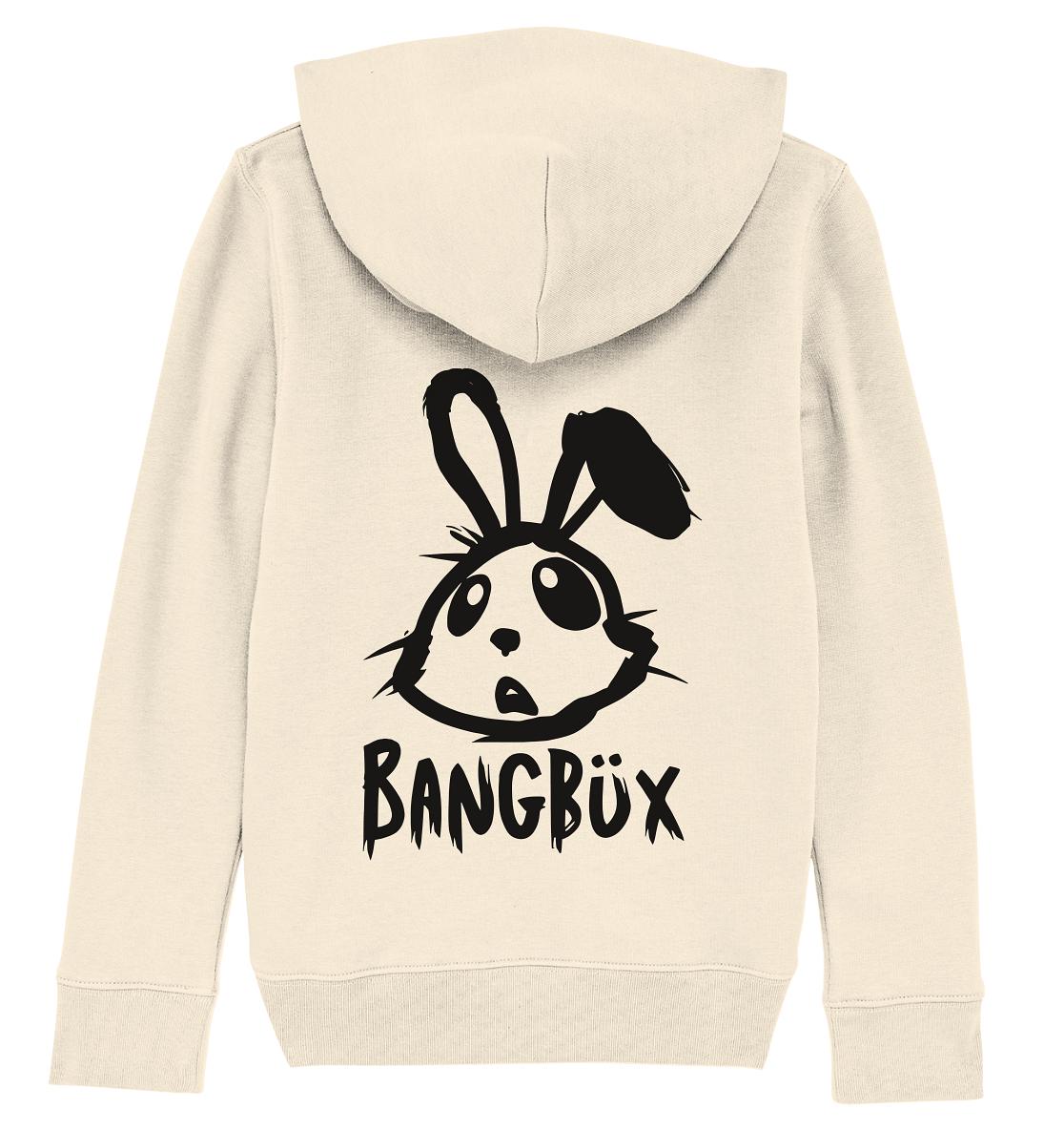 BANGBÜX Streetwear "bunny black" - Kids Organic Hoodie by BANGBÜX