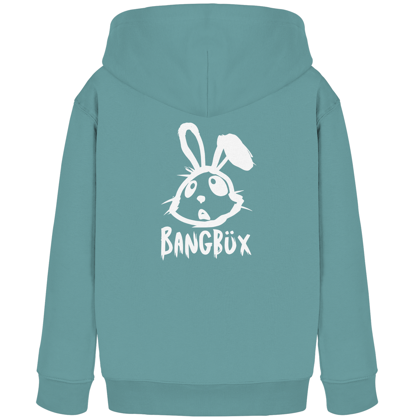 BANGBÜX Streetwear "bunny white" - Kids Organic Hoodie by BANGBÜX