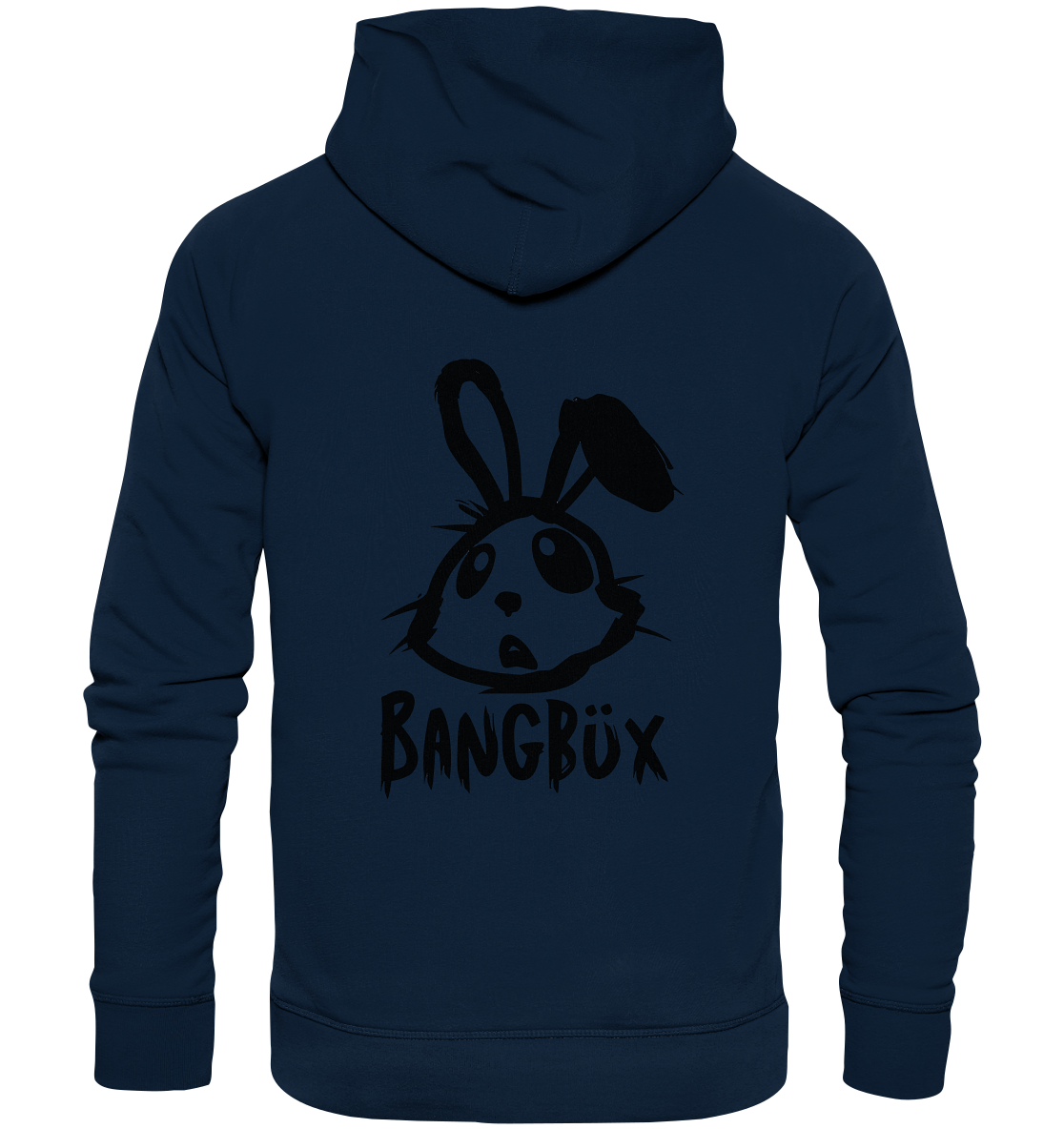 BANGBÜX Streetwear "bunny black" - Organic Hoodie by BANGBÜX