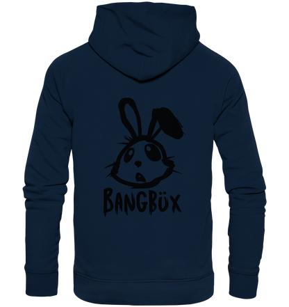 BANGBÜX Streetwear "bunny black" - Organic Hoodie by BANGBÜX