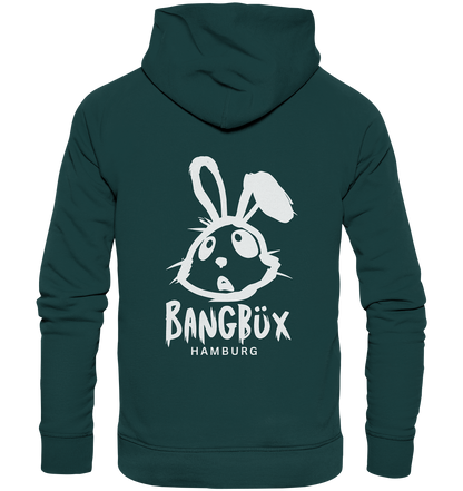 Organic Hoodie "bunny white" (print)