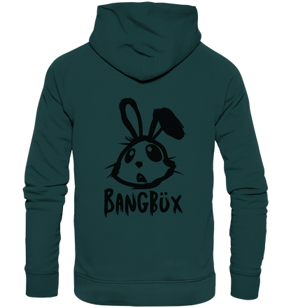 BANGBÜX Streetwear "bunny black" - Organic Hoodie by BANGBÜX