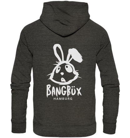 Organic Hoodie "bunny white" (print)