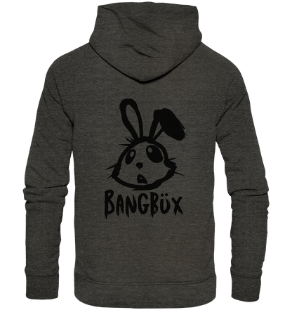 BANGBÜX Streetwear "bunny black" - Organic Hoodie by BANGBÜX