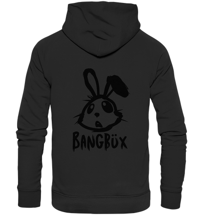 BANGBÜX Streetwear "bunny black" - Organic Hoodie by BANGBÜX