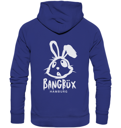 Organic Hoodie "bunny white" (print)