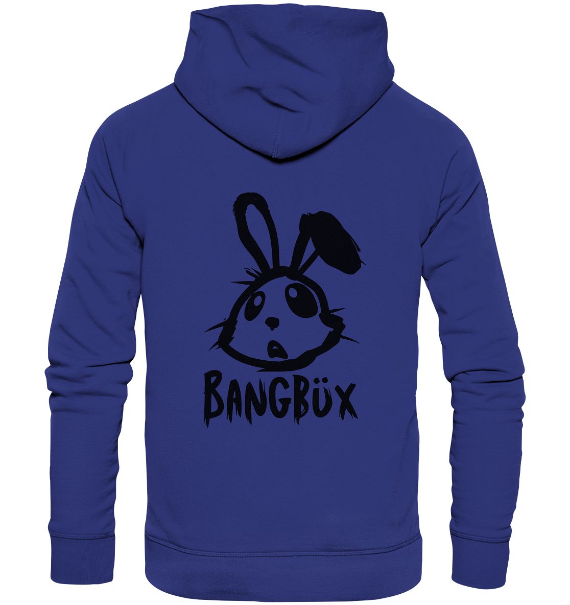 BANGBÜX Streetwear "bunny black" - Organic Hoodie by BANGBÜX