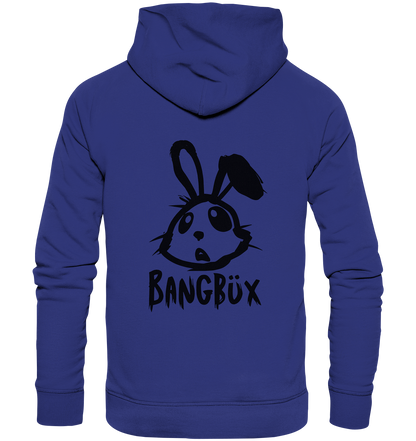 BANGBÜX Streetwear "bunny black" - Organic Hoodie by BANGBÜX