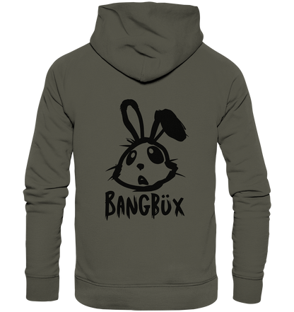 BANGBÜX Streetwear "bunny black" - Organic Hoodie by BANGBÜX
