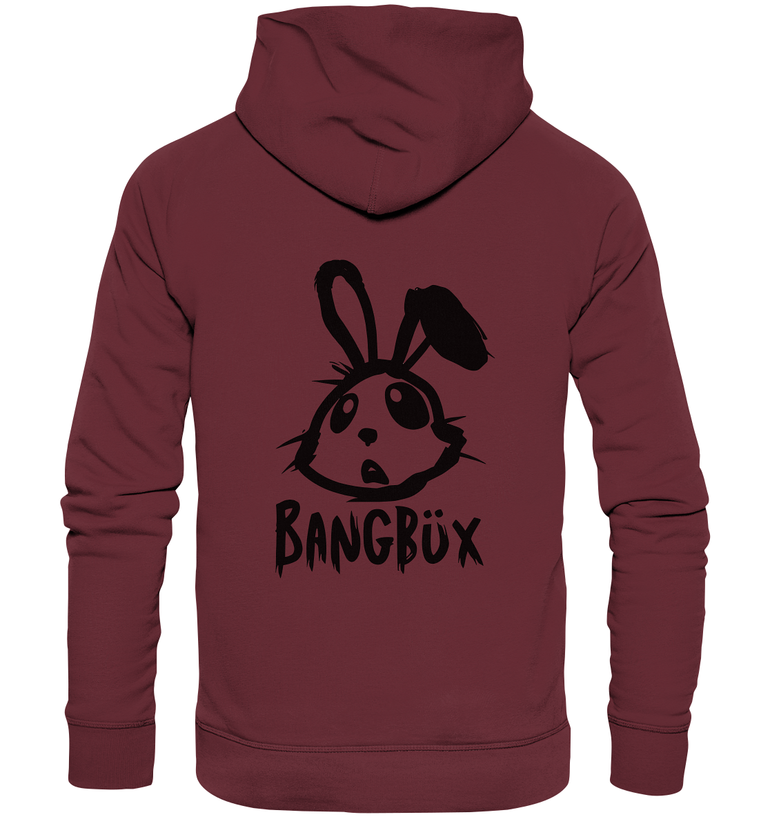 BANGBÜX Streetwear "bunny black" - Organic Hoodie by BANGBÜX
