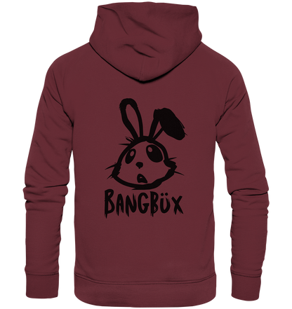 BANGBÜX Streetwear "bunny black" - Organic Hoodie by BANGBÜX