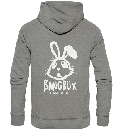 Organic Hoodie "bunny white" (print)
