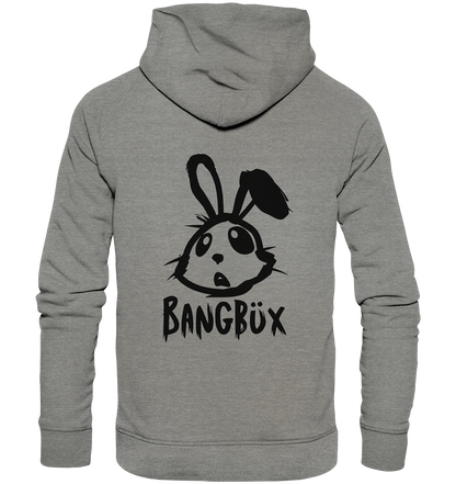 BANGBÜX Streetwear "bunny black" - Organic Hoodie by BANGBÜX