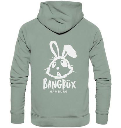 Organic Hoodie "bunny white" (print)