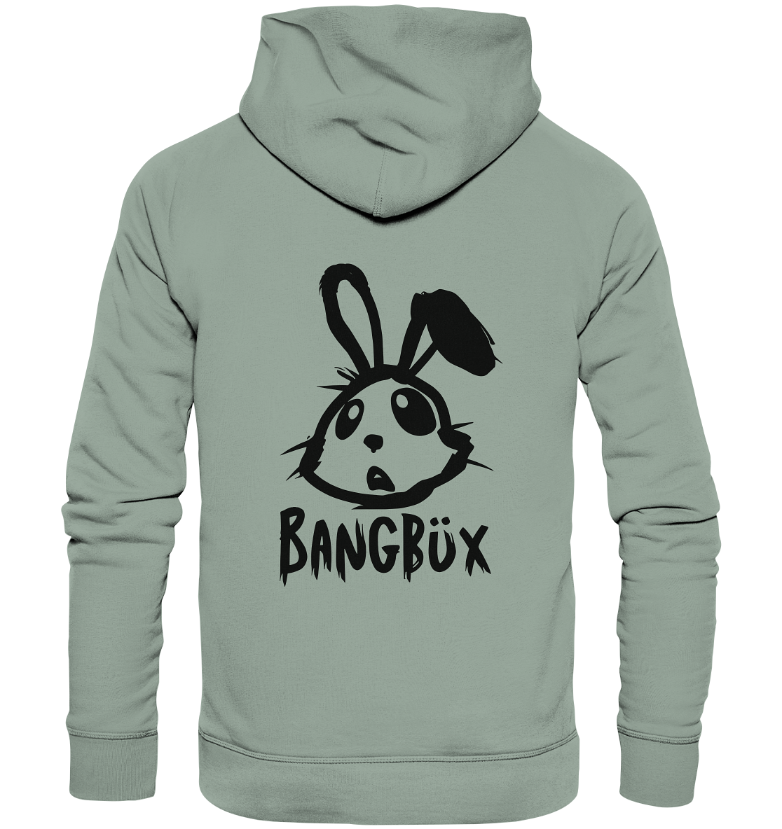 BANGBÜX Streetwear "bunny black" - Organic Hoodie by BANGBÜX