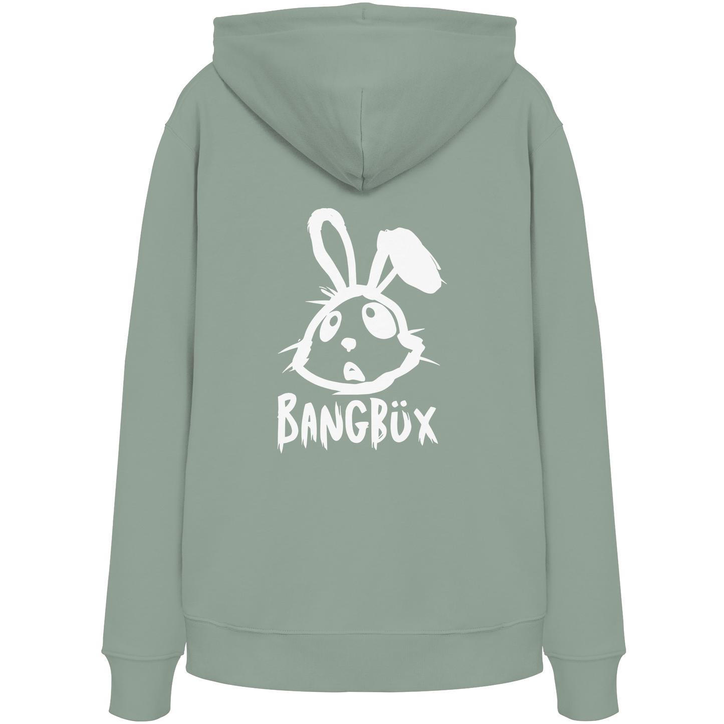 BANGBÜX Streetwear "bunny white" - Organic Hoodie by BANGBÜX