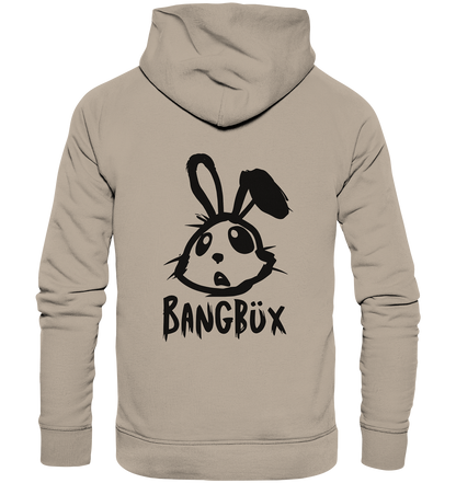 BANGBÜX Streetwear "bunny black" - Organic Hoodie by BANGBÜX