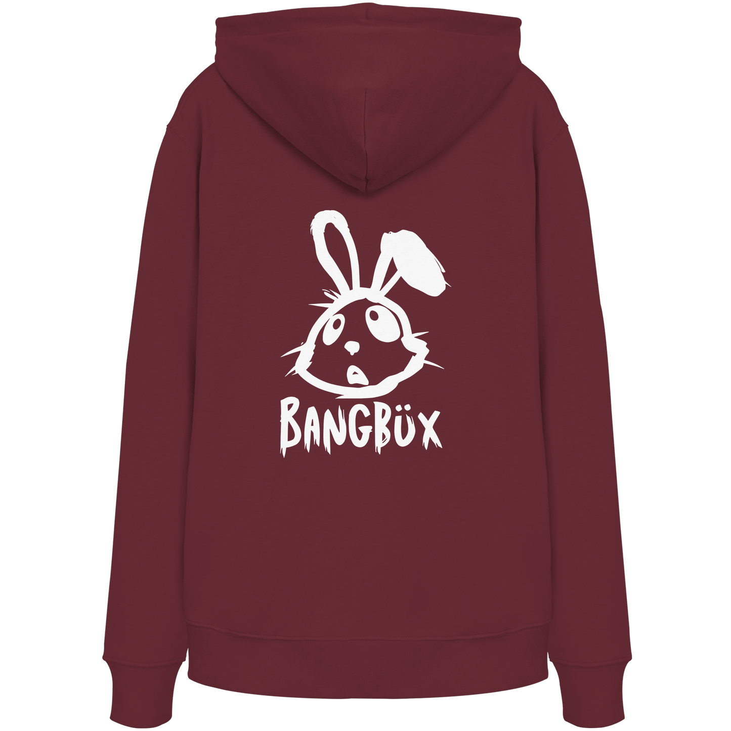 BANGBÜX Streetwear "bunny white" - Organic Hoodie by BANGBÜX