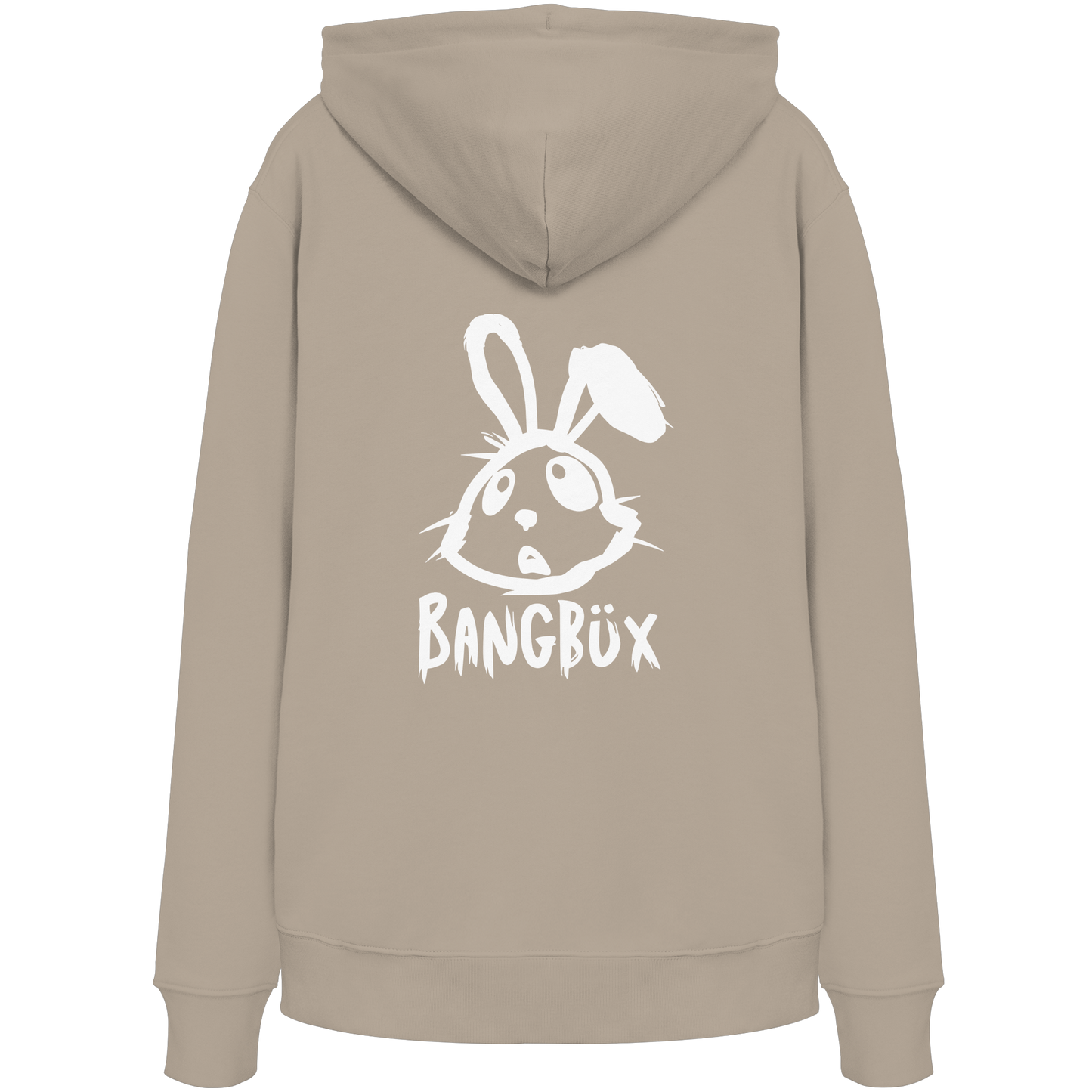 BANGBÜX Streetwear "bunny white" - Organic Hoodie by BANGBÜX