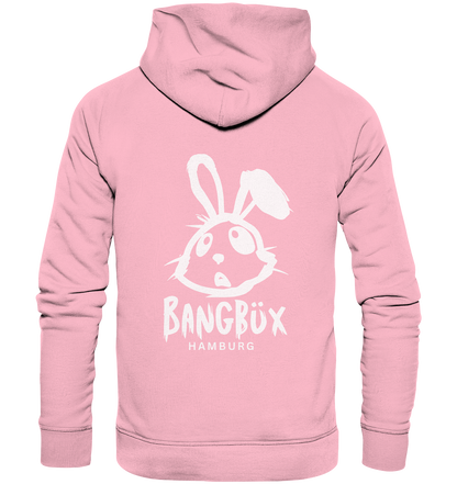 Organic Hoodie "bunny white" (print)