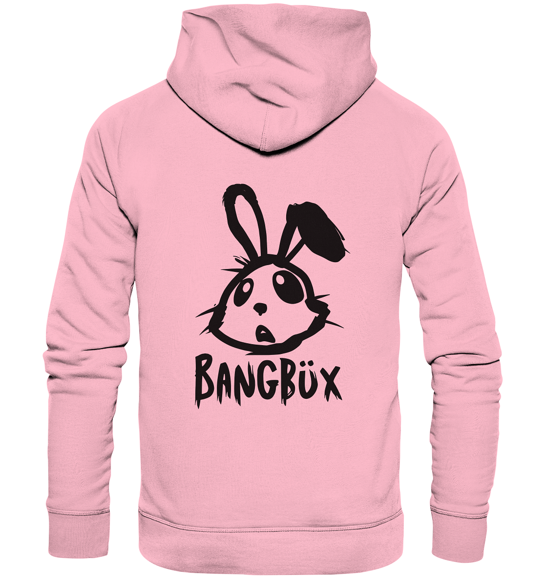 BANGBÜX Streetwear "bunny black" - Organic Hoodie by BANGBÜX