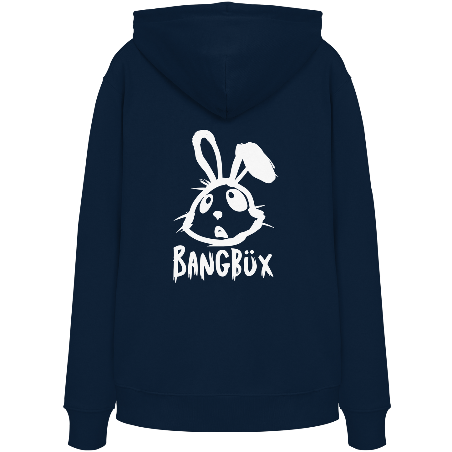 BANGBÜX Streetwear "bunny white" - Organic Hoodie by BANGBÜX