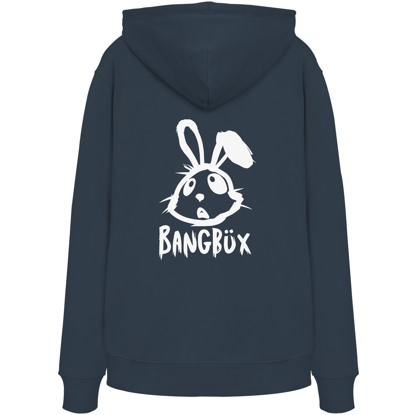 BANGBÜX Streetwear "bunny white" - Organic Hoodie by BANGBÜX