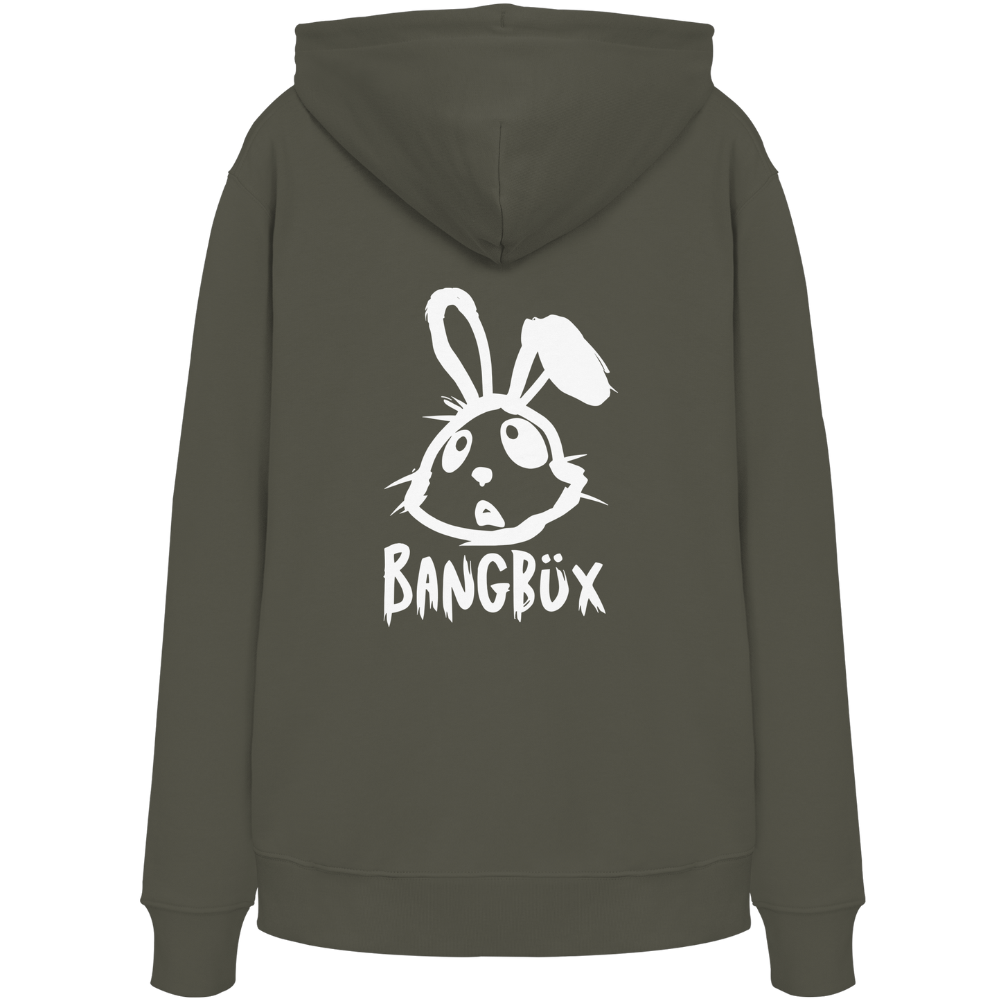 BANGBÜX Streetwear "bunny white" - Organic Hoodie by BANGBÜX