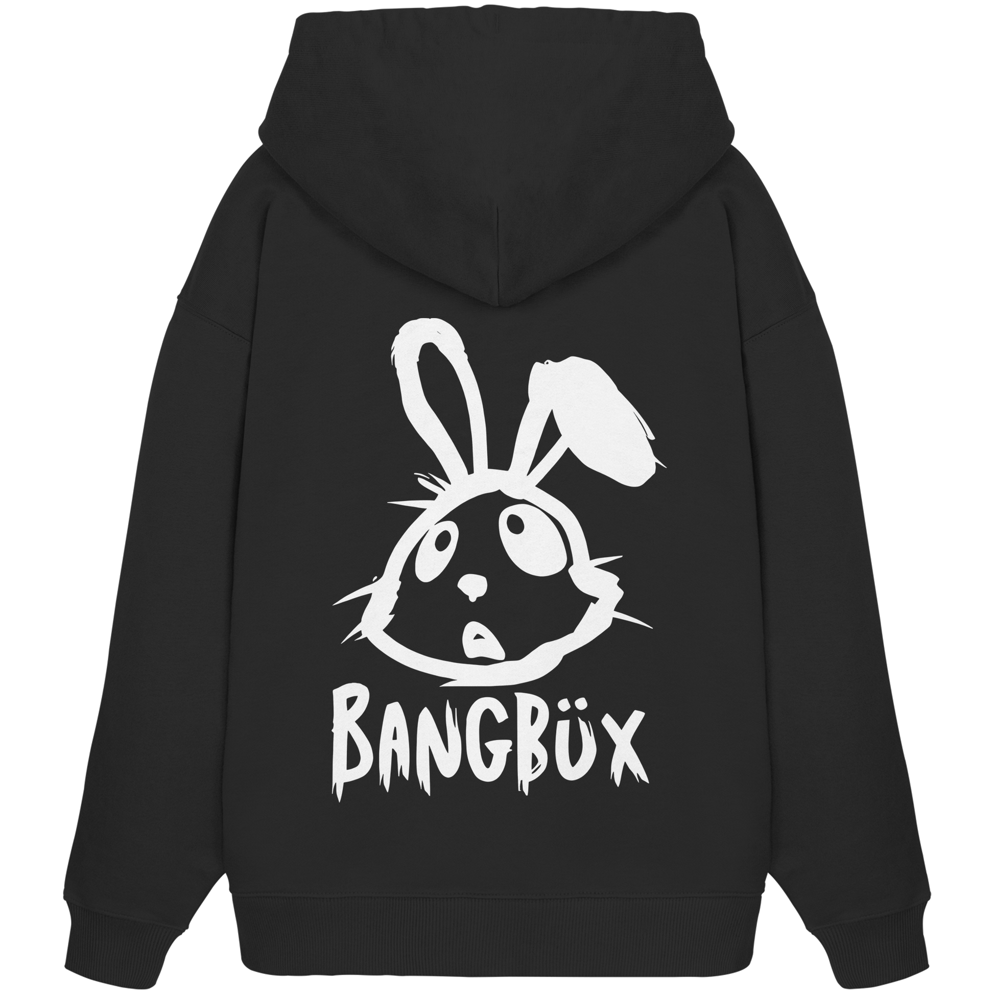BANGBÜX Streetwear "bunny white" - Organic Oversize Hoodie by BANGBÜX