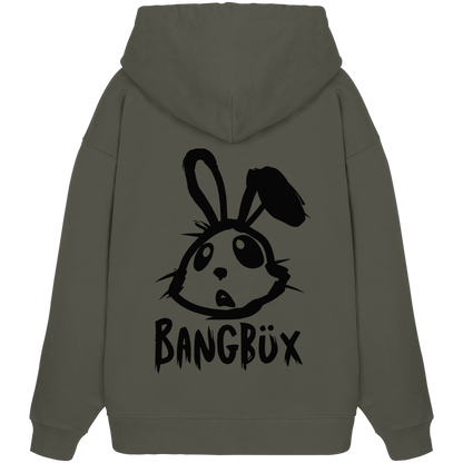 BANGBÜX Streetwear "bunny black" - Organic Oversize Hoodie by BANGBÜX
