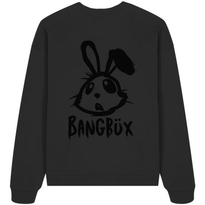 BANGBÜX Streetwear "bunny black" - Organic Oversize Sweatshirt by BANGBÜX