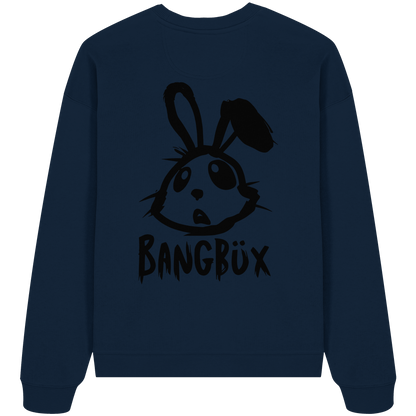 BANGBÜX Streetwear "bunny black" - Organic Oversize Sweatshirt by BANGBÜX