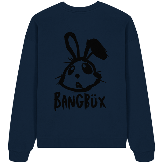BANGBÜX Streetwear "bunny black" - Organic Oversize Sweatshirt by BANGBÜX