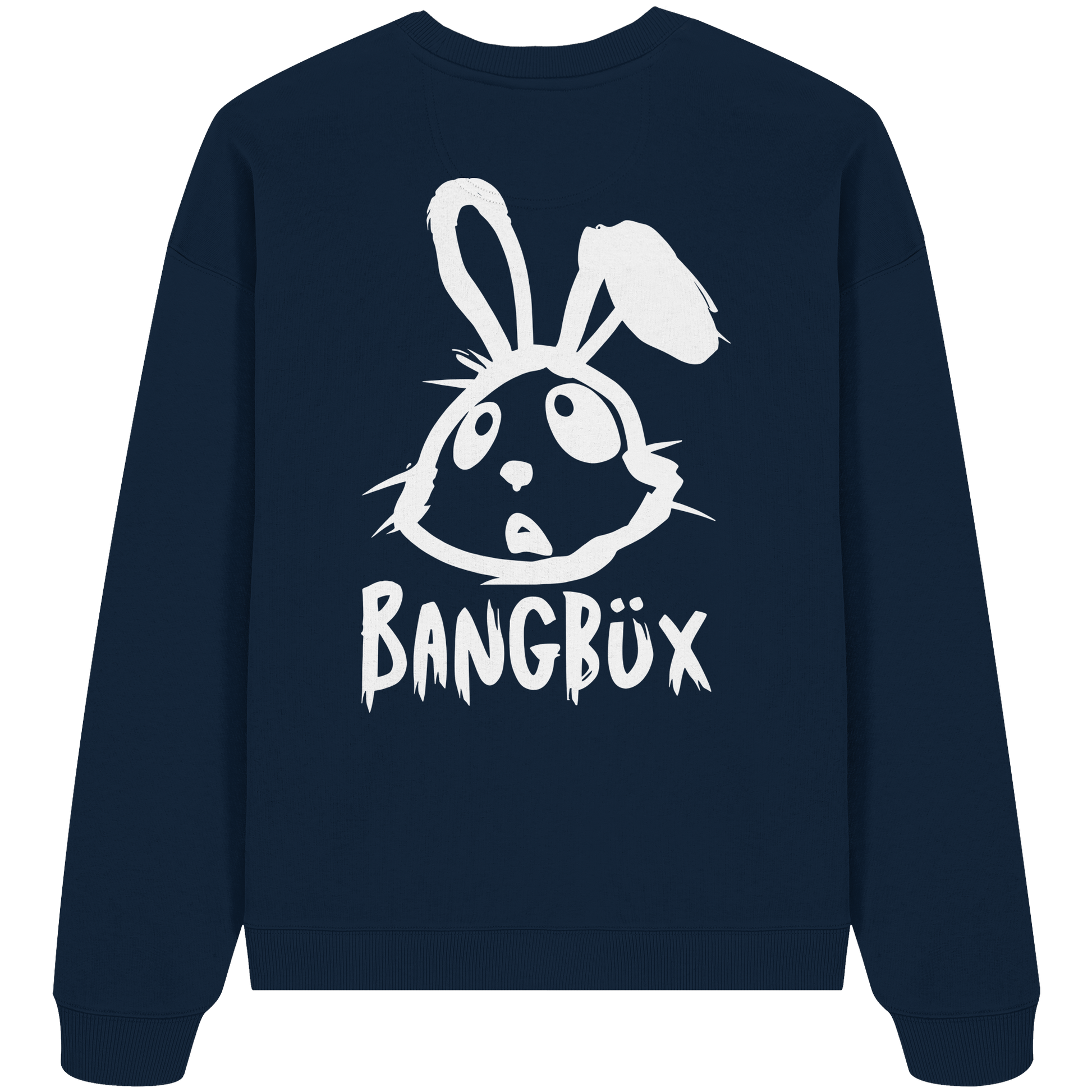 BANGBÜX Streetwear "bunny white" - Organic Oversize Sweatshirt by BANGBÜX