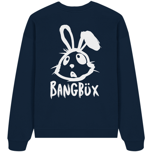 BANGBÜX Streetwear "bunny white" - Organic Oversize Sweatshirt by BANGBÜX