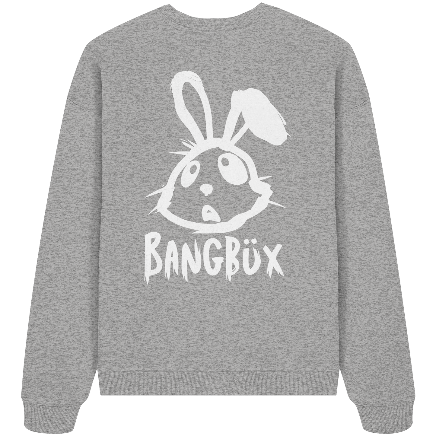 BANGBÜX Streetwear "bunny white" - Organic Oversize Sweatshirt by BANGBÜX