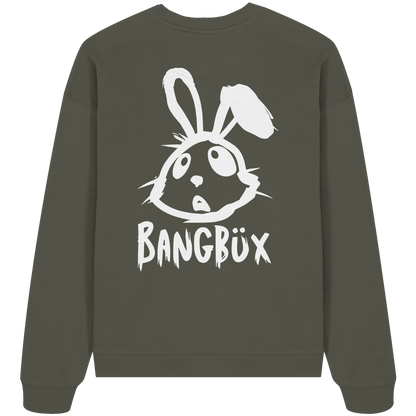 BANGBÜX Streetwear "bunny white" - Organic Oversize Sweatshirt by BANGBÜX