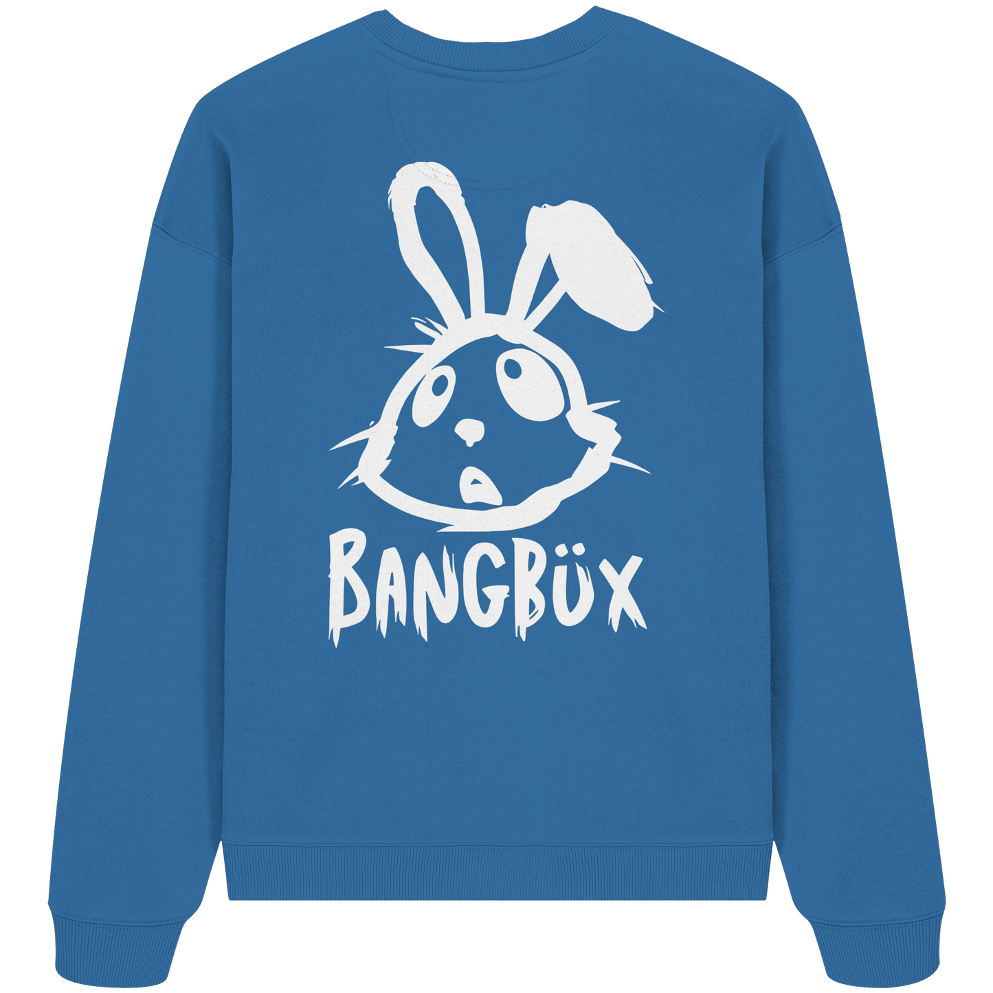 BANGBÜX Streetwear "bunny white" - Organic Oversize Sweatshirt by BANGBÜX