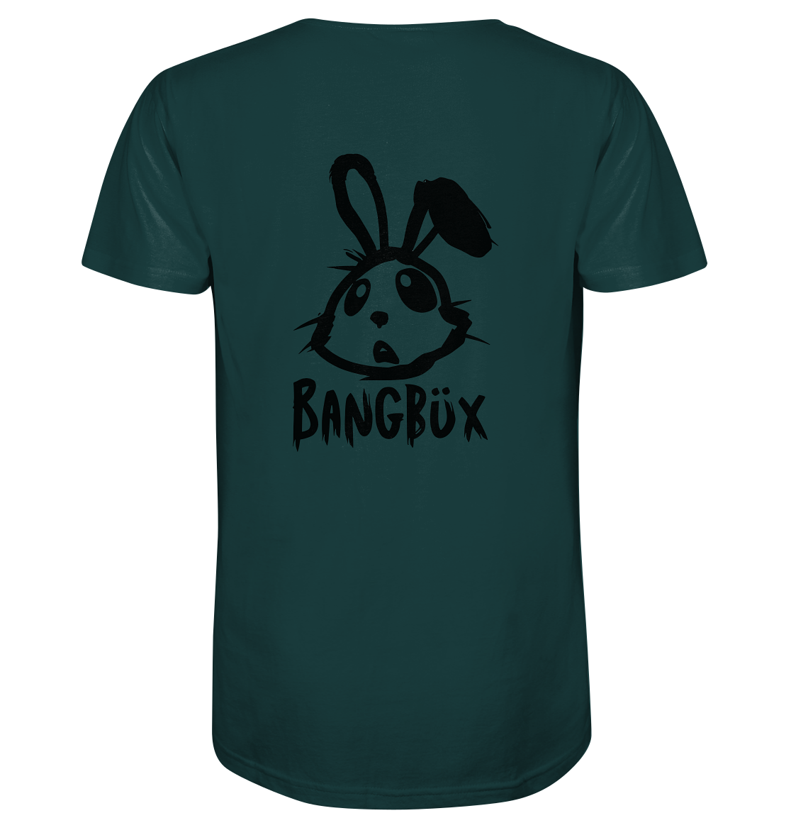 BANGBÜX Streetwear "bunny black" - Organic Shirt by BANGBÜX