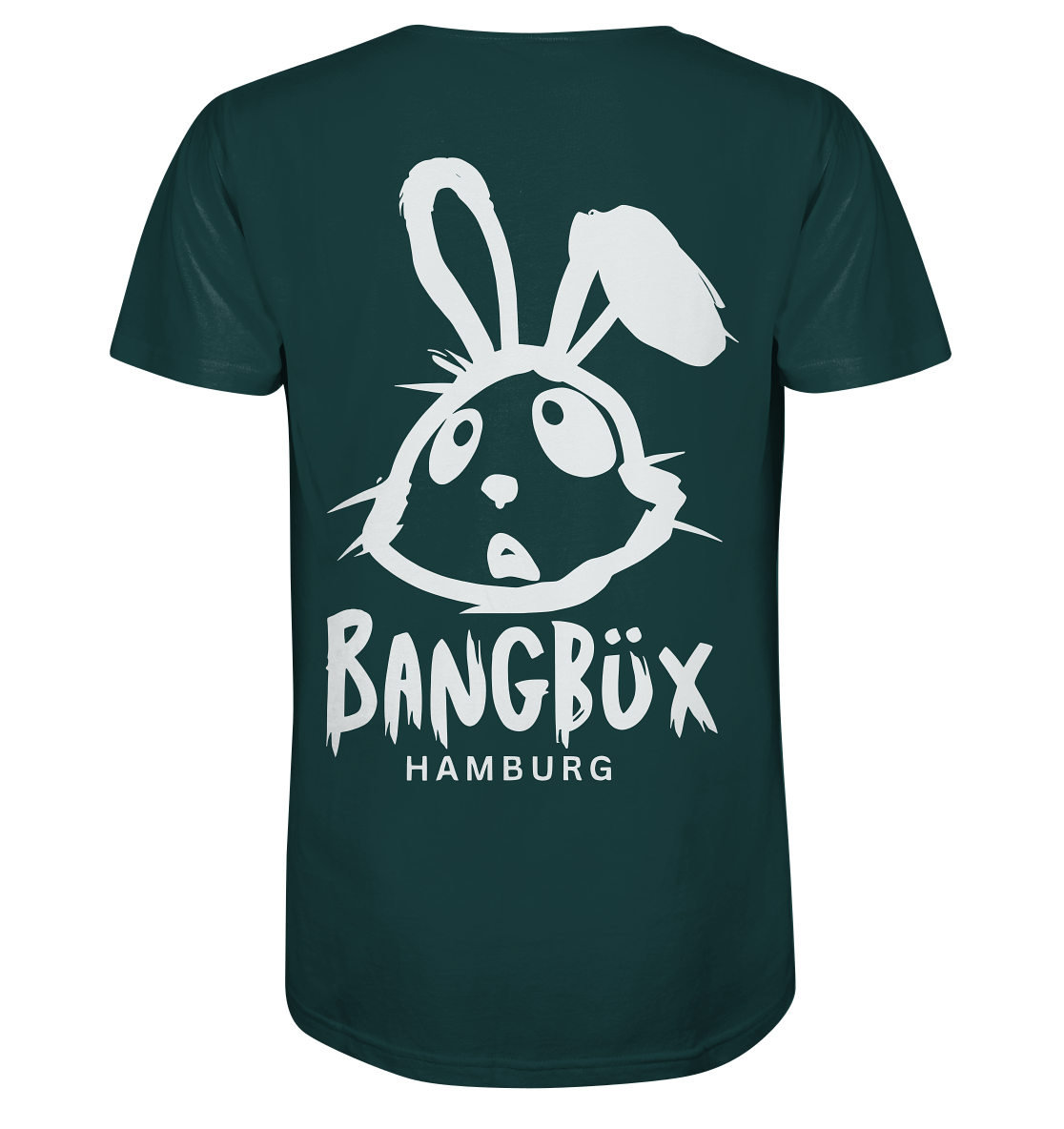 Organic Shirt "bunny white" (print)