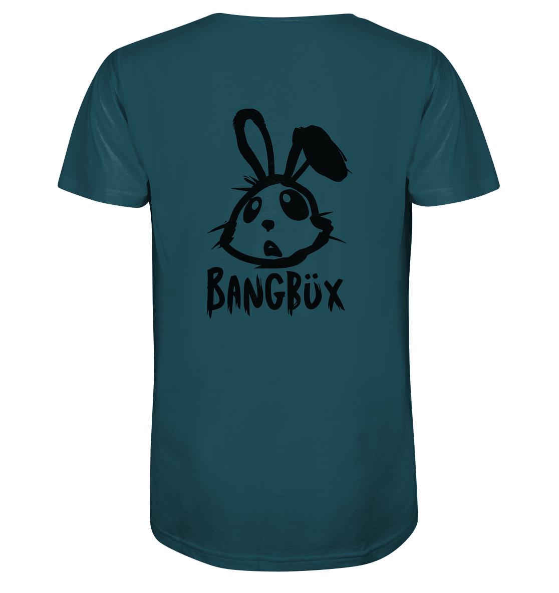 BANGBÜX Streetwear "bunny black" - Organic Shirt by BANGBÜX