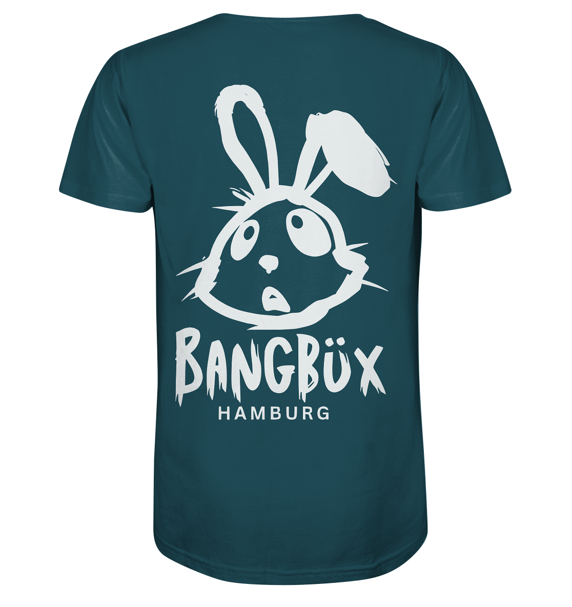 BANGBÜX Streetwear (white bunny) - Organic Shirt