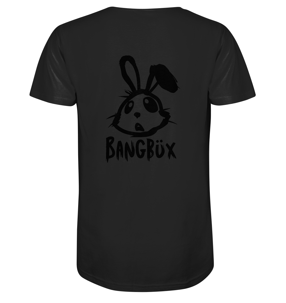 BANGBÜX Streetwear "bunny black" - Organic Shirt by BANGBÜX
