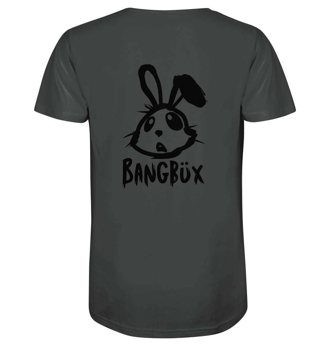BANGBÜX Streetwear "bunny black" - Organic Shirt by BANGBÜX