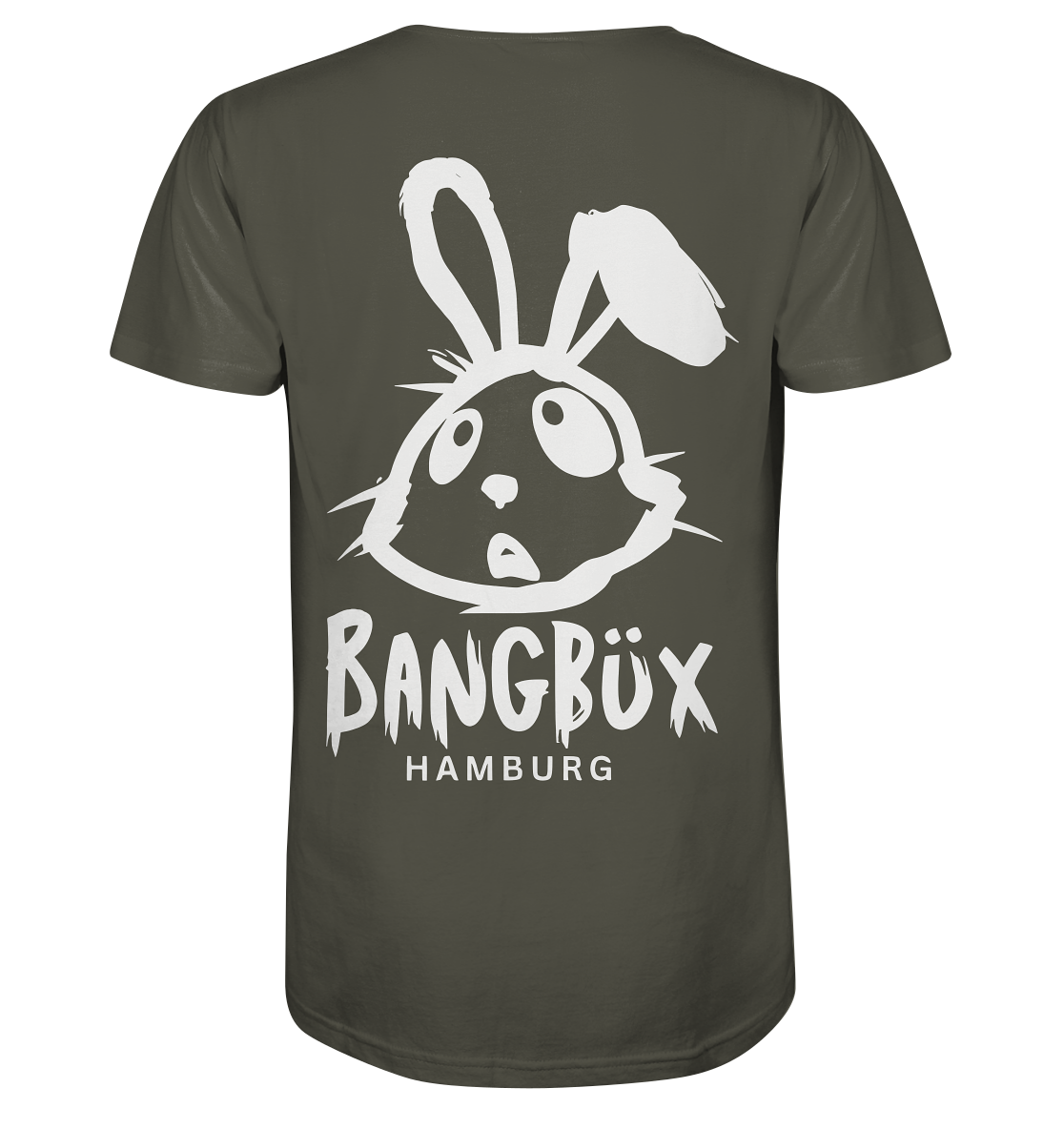 Organic Shirt "bunny white" (print)