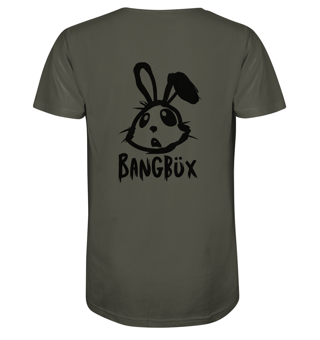 BANGBÜX Streetwear "bunny black" - Organic Shirt by BANGBÜX
